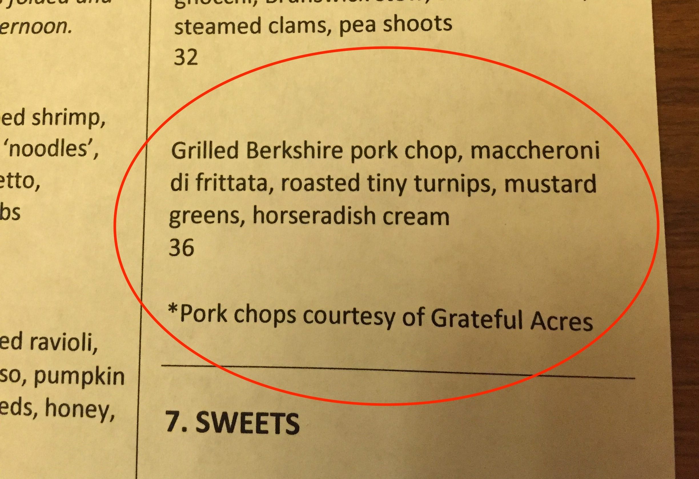 Pasture raised Pork Raleigh Durham